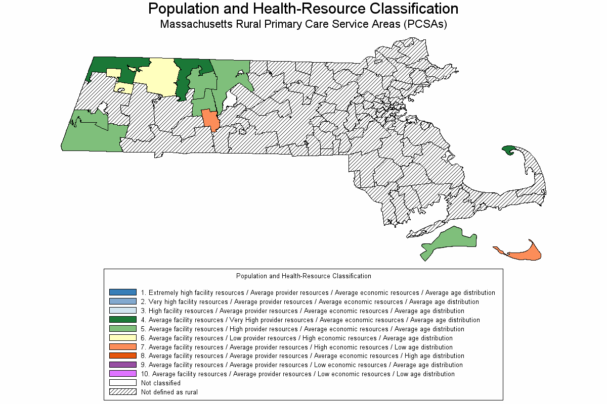 Choropleth map of cluster